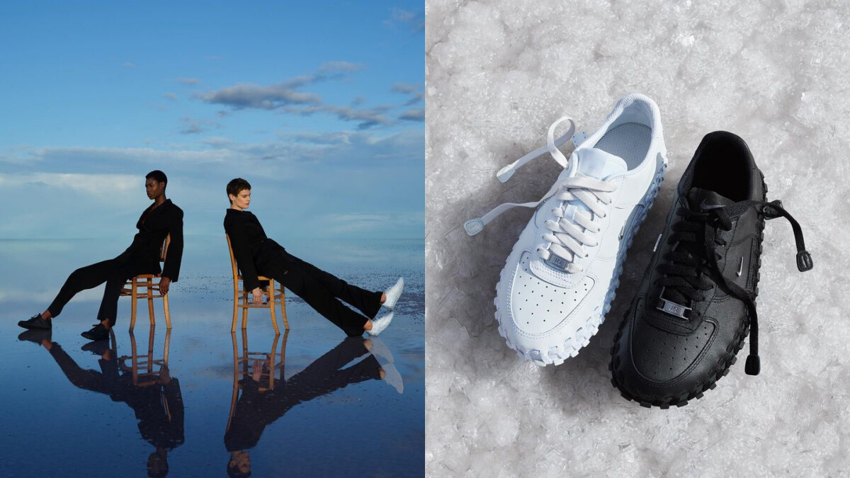 Jacquemus X Nike最新聯名來襲!全新JF1運動鞋,設計細節搶先看