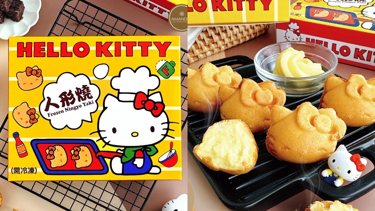 太可愛!「Hello Kitty立體人形燒」端午禮盒這裡買,放入烤箱、氣炸鍋加熱更好吃