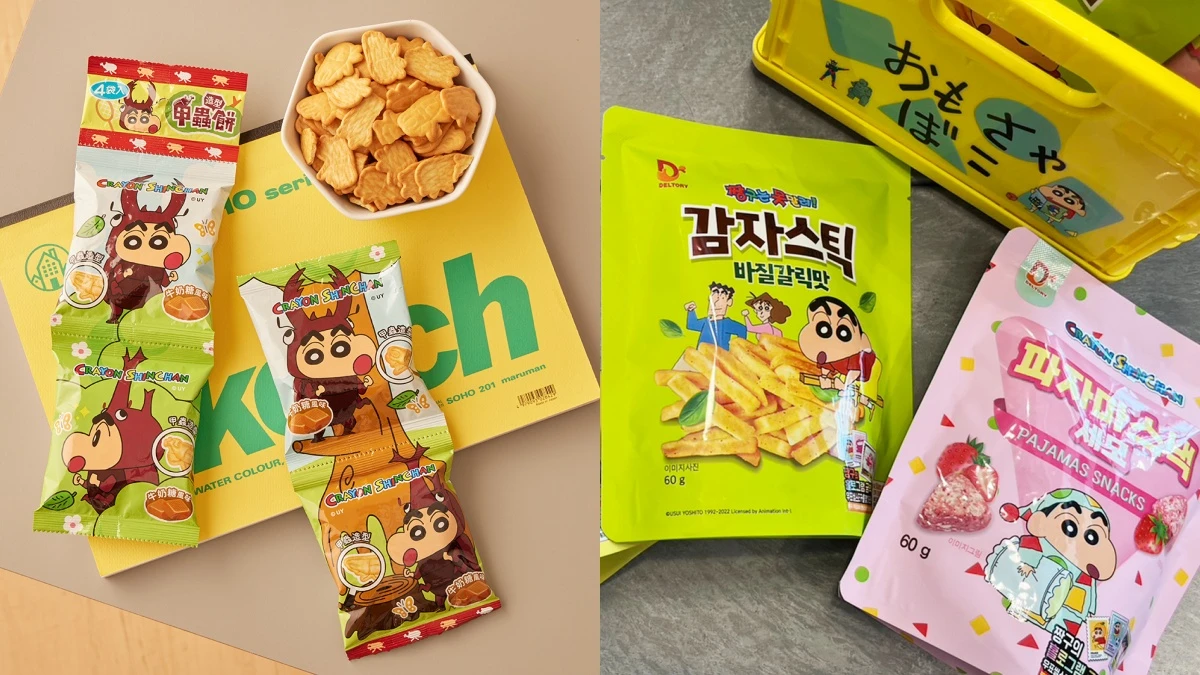 韓國賣翻！「蠟筆小新餅乾」4款必收口味公開，台灣這裡買