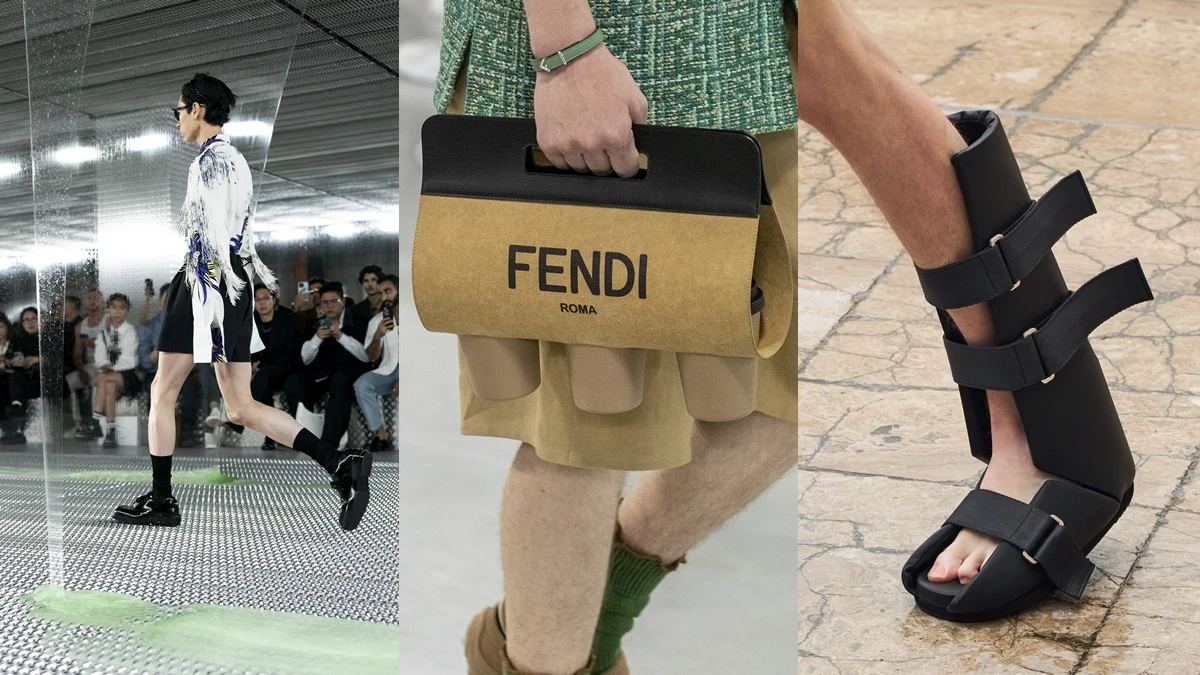 Prada黏液牆、Fendi飲料提袋、Rick Owens怪鞋…時尚迷不可錯過的2024春夏男裝週9個亮點整理!