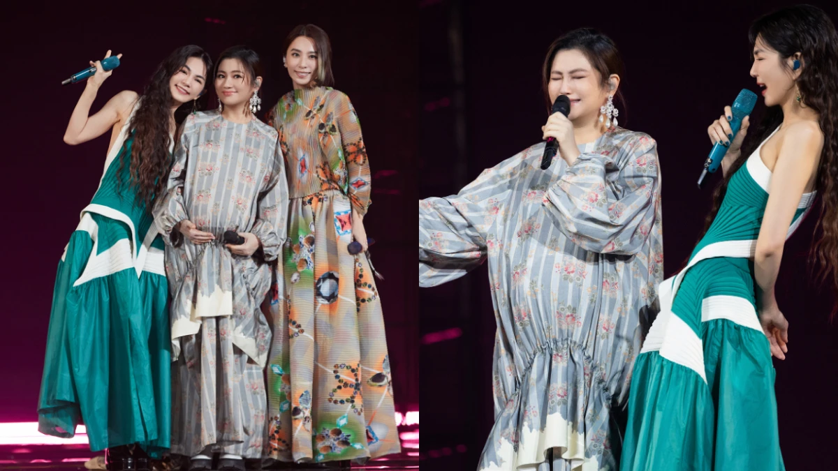 田馥甄演唱會S.H.E催淚合體!Selina挺孕肚現身爆哭,〈美麗新世界〉、〈給小孩〉唱哭全場