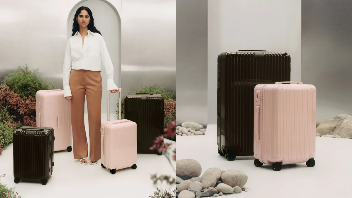 RIMOWA Essential 行李箱2023季度新色出爐!溫柔花瓣粉、質感雪松木色2款都超美