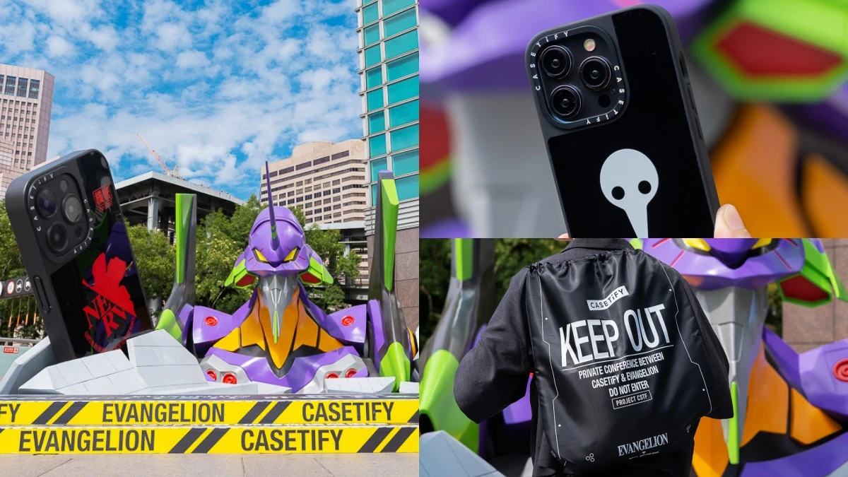 4公尺高「試驗初號機」降落台北101!CASETiFY聯手《新世紀福音戰士》打造快閃裝置,時間只有6天