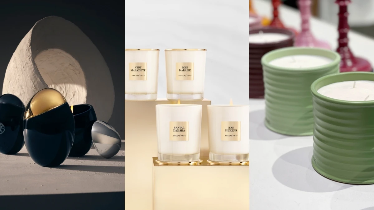 2024香氛蠟燭推薦： Armani Prive高級訂製香水推蠟燭、Alexander Mcqueen蛋型超吸睛、Loewe金銀花最熱賣