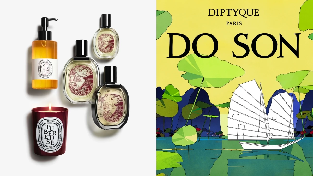 Diptyque 2024杜桑限量系列，漆面紅主調搭配藤編元素太迷人