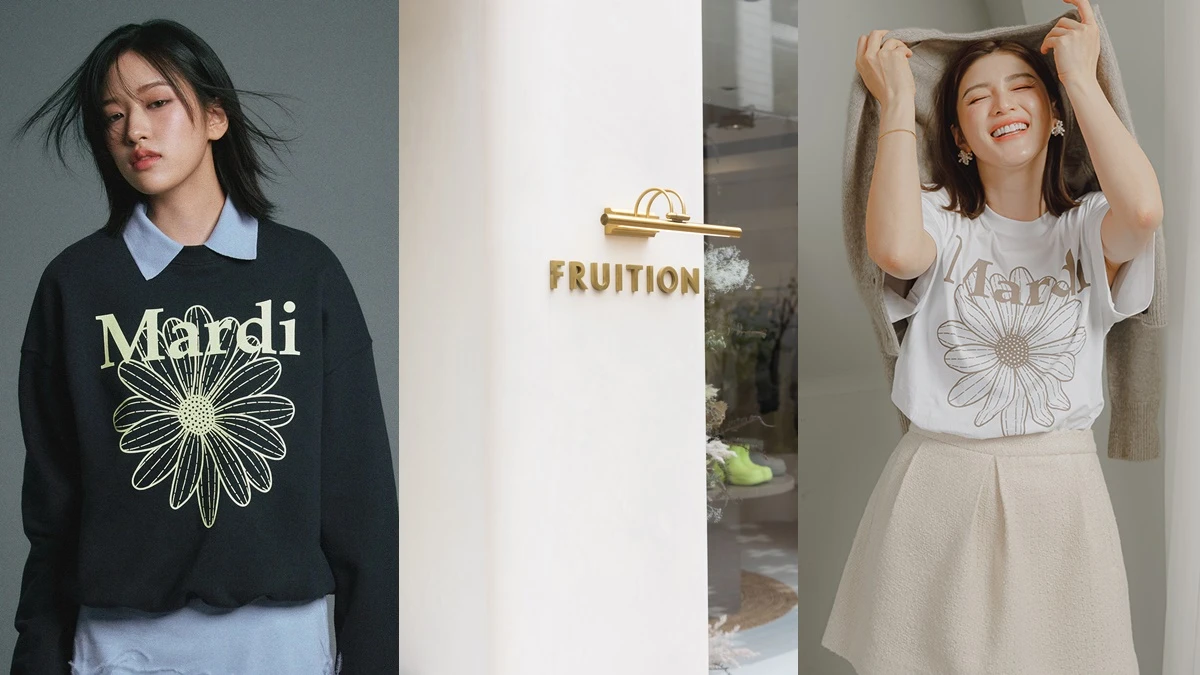 Mardi Mercredi推出台灣限定色雛菊上衣，只在Fruition旗艦店買得到！同步引進IU、張員瑛愛牌，好逛到失心瘋