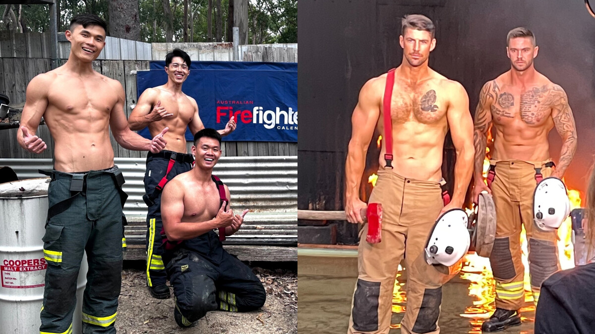 澳洲台灣消防員合體2025猛男月曆！滿滿健壯肌肉，養眼拍攝花絮曝光