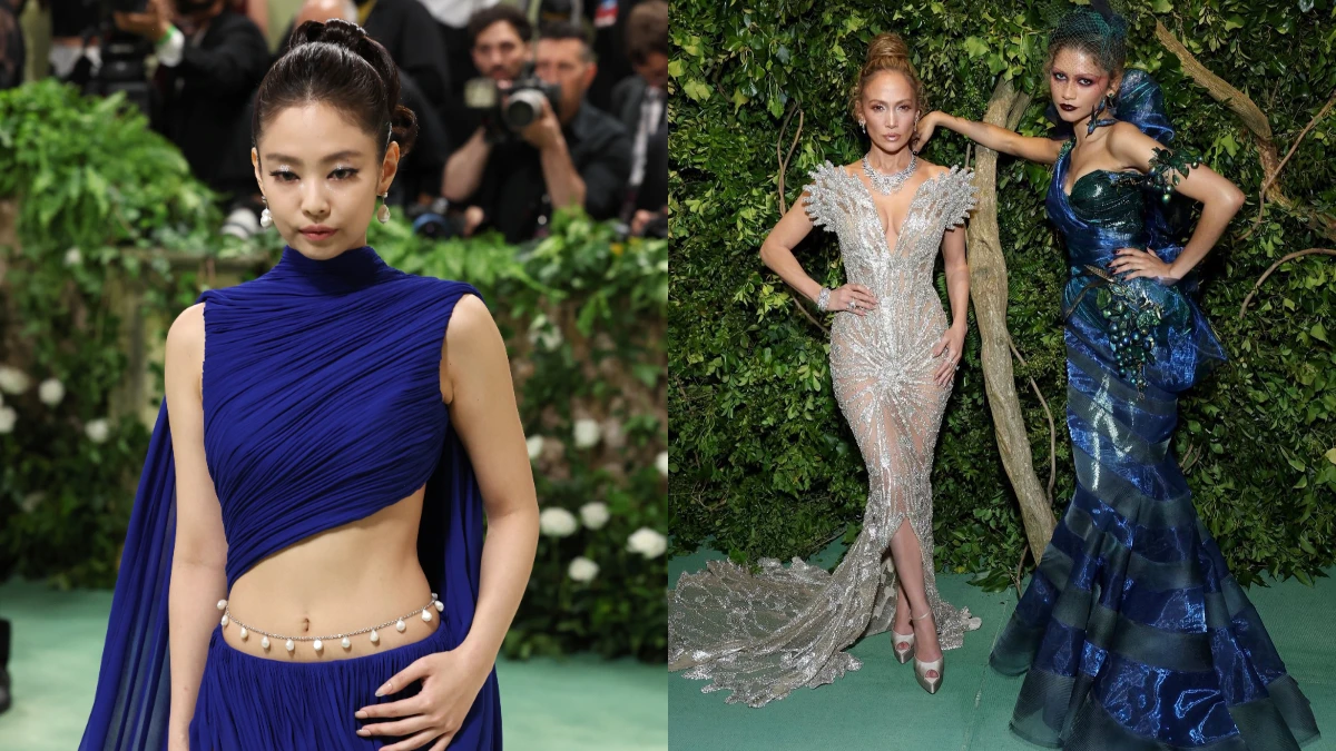 2024 Met Gala紅毯特輯：Jennie珍珠腰鍊點亮造型，Zendaya、Jennifer Lopez美得屏息！