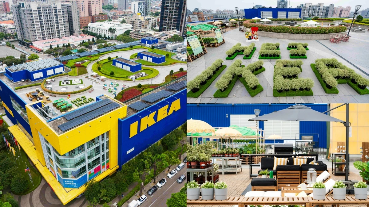 全球首座「IKEA空中花園」降落台中！綠意迷宮、露天花市等6大拍照點一次整理好