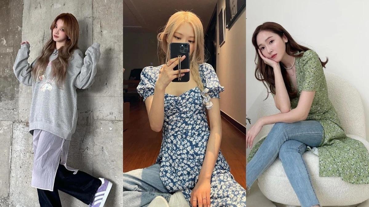 Rosé、宋雨琦的「Dress over pants」怎麼穿？褲裙疊搭新面貌，洋裝、綁帶蕾絲裙都好搭