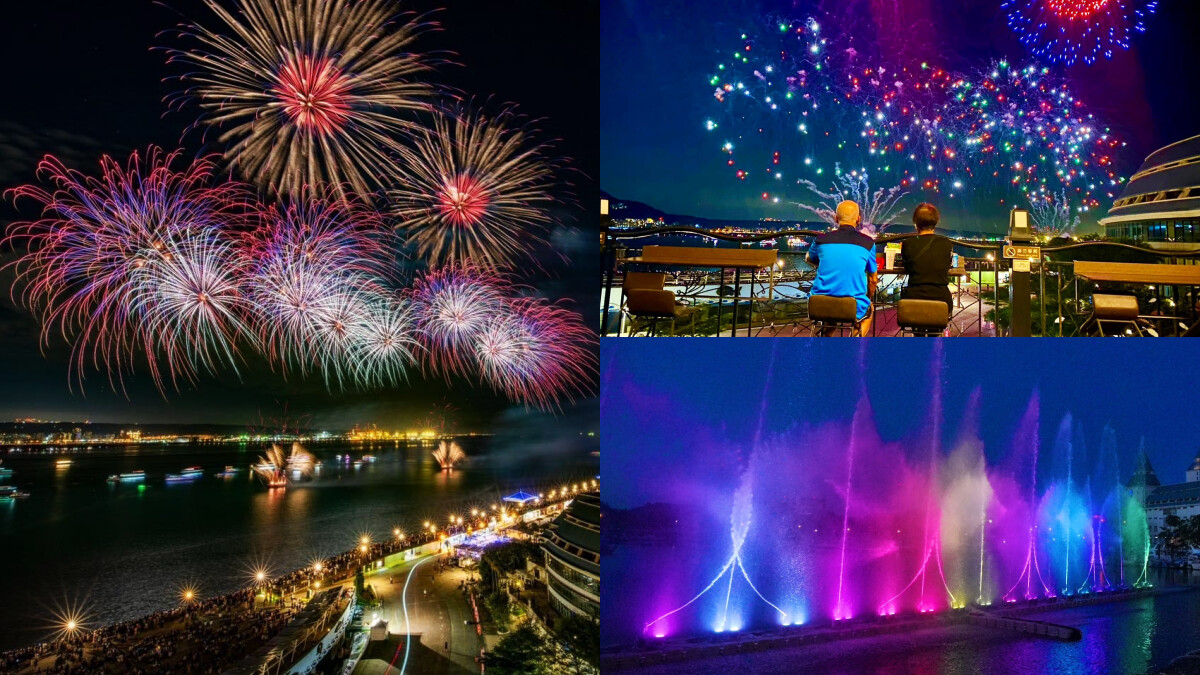 淡水漁人碼頭9/8煙火閉幕秀流程!20分鐘聲光饗宴、最佳觀賞點一次看