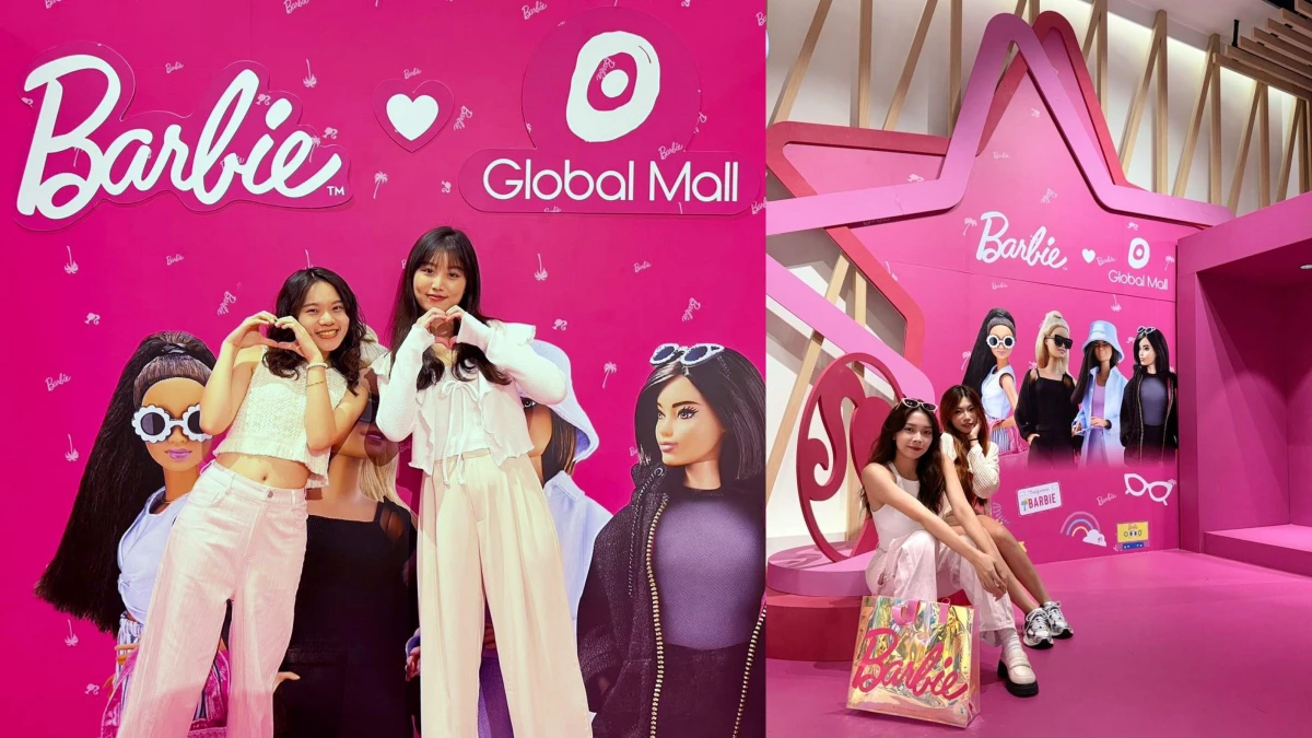Global Mall攜手Barbie™狂歡週年慶!粉紅打卡點、限量禮包七重出擊,快揪閨密一起入手最潮單品!
