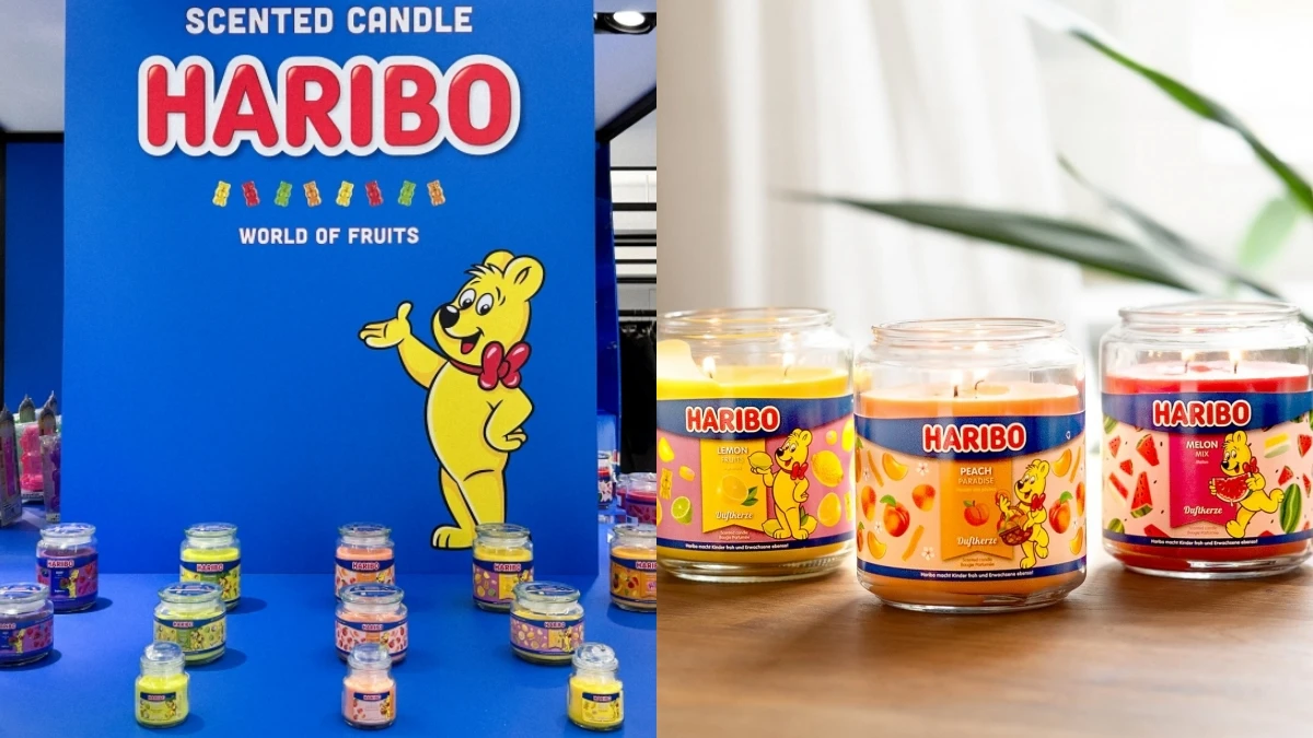HARIBO小熊軟糖變成香氛蠟燭!莓果、水蜜桃、櫻桃可樂…聞起來就是甜美的水果軟糖香氣