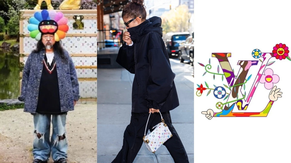 Louis Vuitton×村上隆聯名元旦登場!彩色Monogram回歸,Zendaya搶先背上了