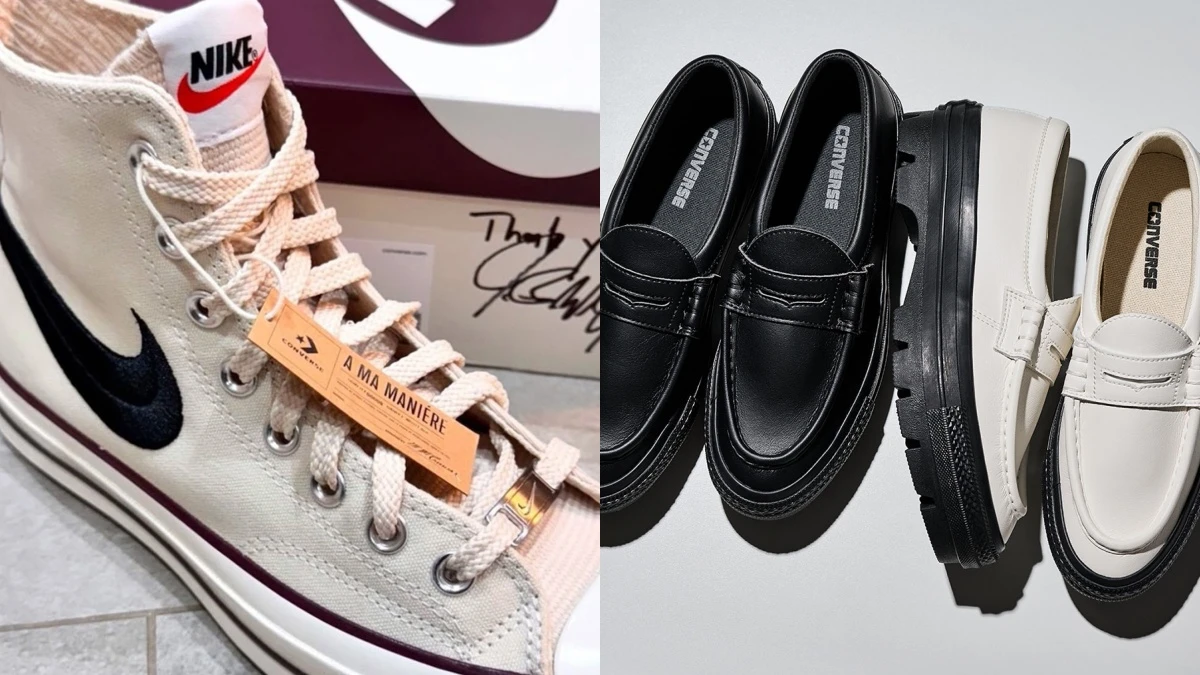 Converse最近有點厲害!日線推新款樂福鞋、美國聯名企劃Nike大勾勾上身