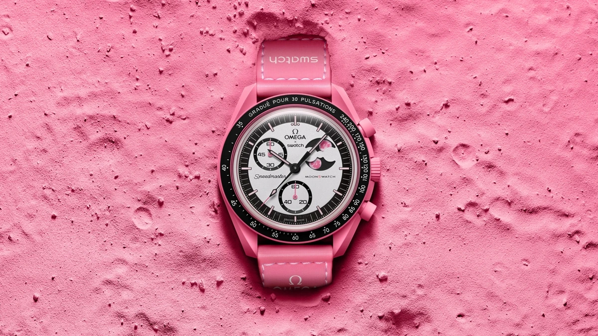 Swatch X Omega推出「粉紅月亮」聯名錶!細節、開賣日、售價一次看
