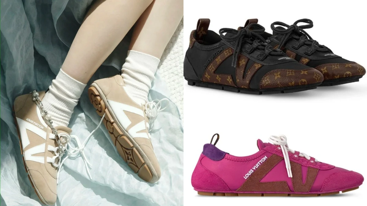 【隱藏美鞋】Louis Vuitton全新薄底鞋登場!LV Sneakerina經典老花、柔美色系,發售時間一次看