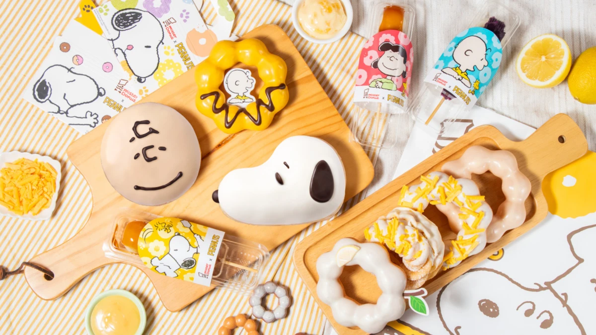 史努比控尖叫!Mister Donut聯名SNOOPY萌翻登場,造型甜甜圈、限量周邊一次看