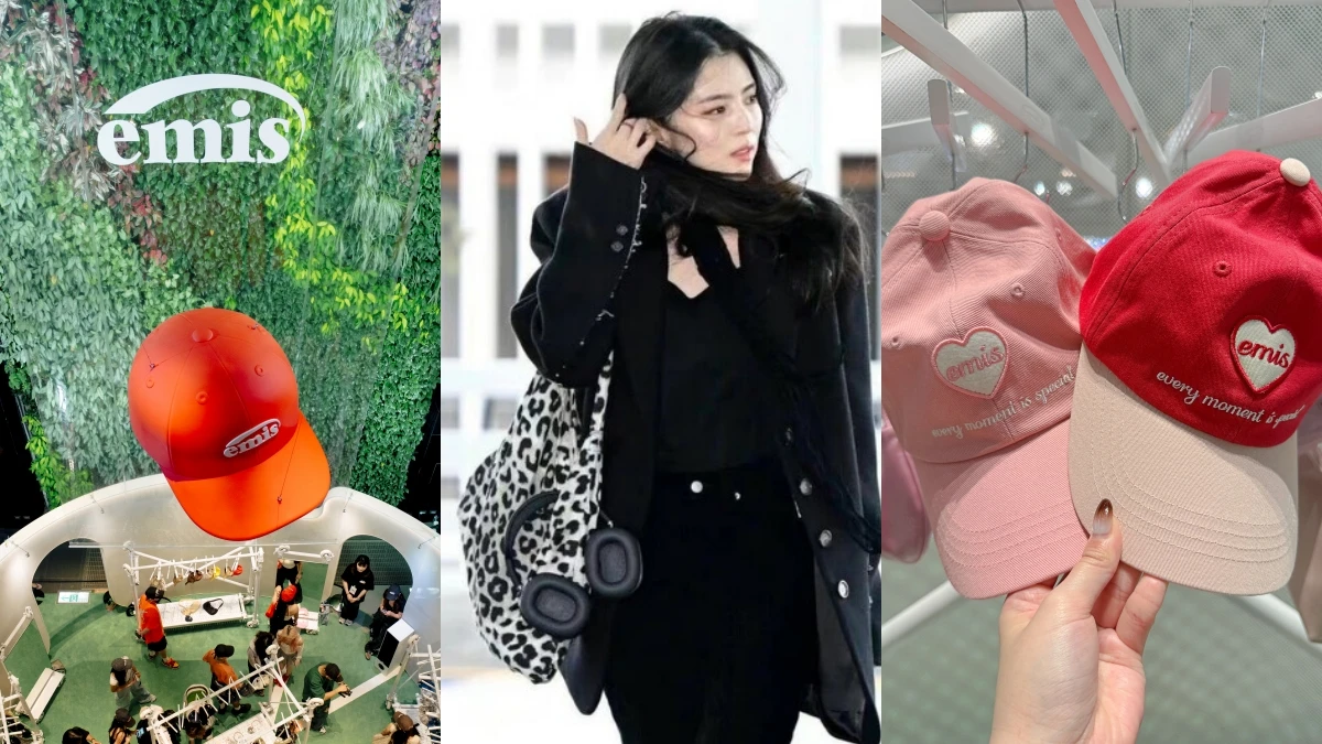 韓妞愛牌emis首店在台中!宋慧喬、韓韶禧豹紋愛包、棒球帽貨超齊,5必收款推薦