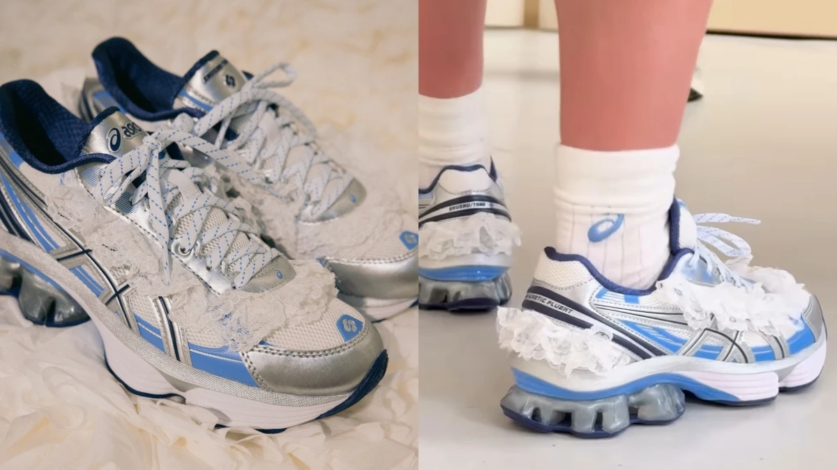亞瑟士穿上蕾絲小裙擺!ASICS聯手Lisa、Jennie愛牌SHUSHU/TONG實鞋搶先看,台灣開賣在這時