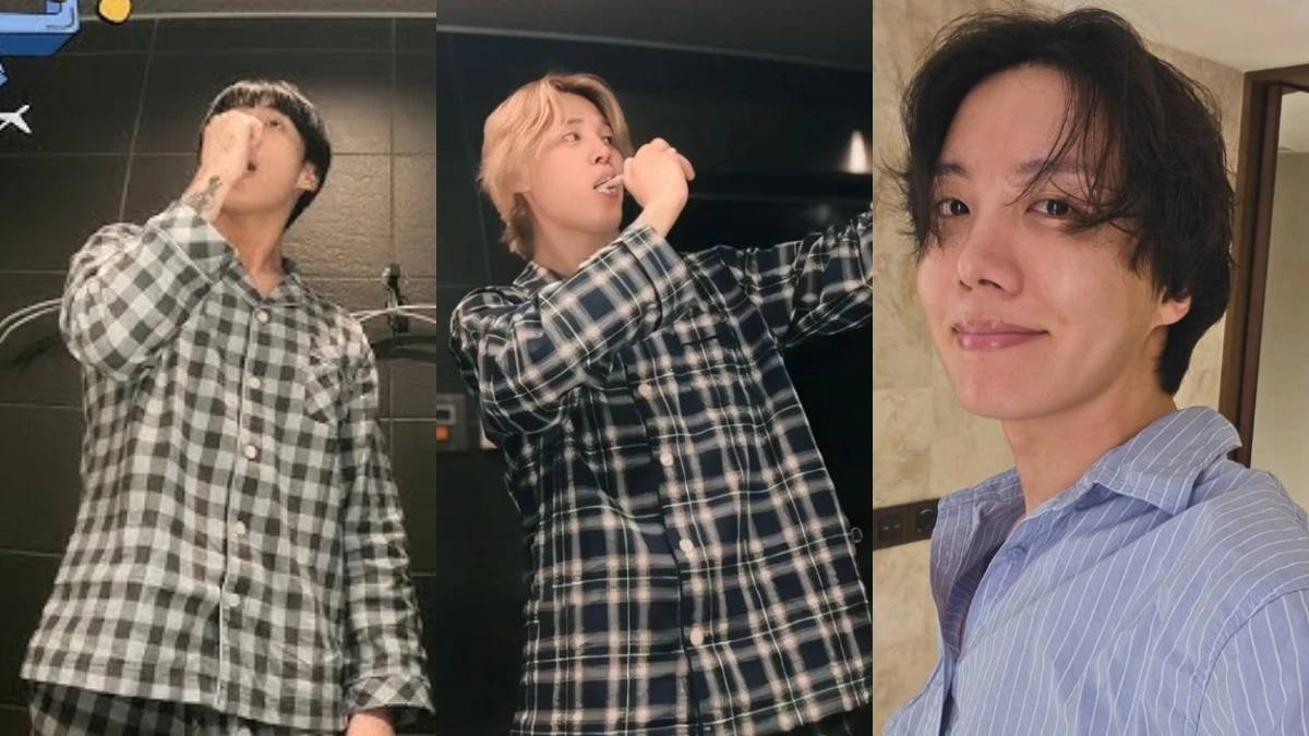 《全知干預視角》防彈J-Hope條紋睡衣找到了!韓牌JAJU千元內入手,柾國、Jimin也穿過