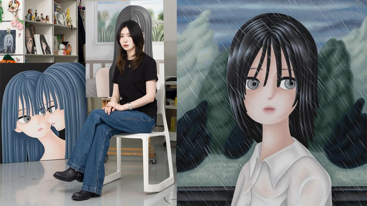 韓國藝術家李秀真來台首展 Diary on the Blues 以細膩的少女意象捕捉心理張力