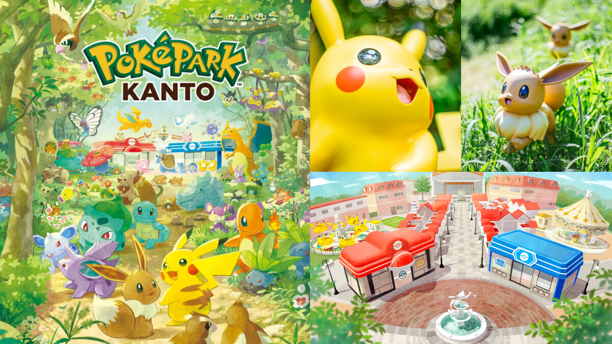 PokéPark KANTO全球首座寶可夢樂園2026年開幕!600隻寶可夢等你抓、兩大場景搶先看