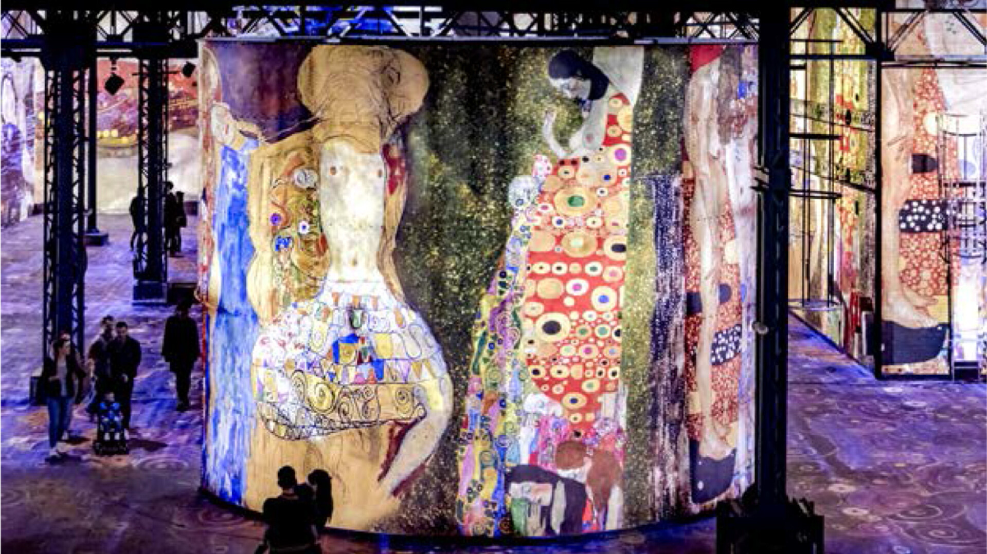當克林姆的畫活了過來 巴黎 光之博物館 新媒體大展 Gustav Klimt Marie Claire 美麗佳人