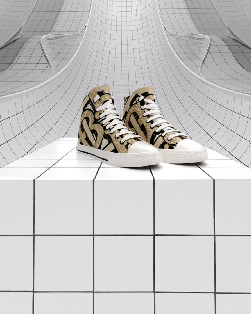 tb monogram burberry