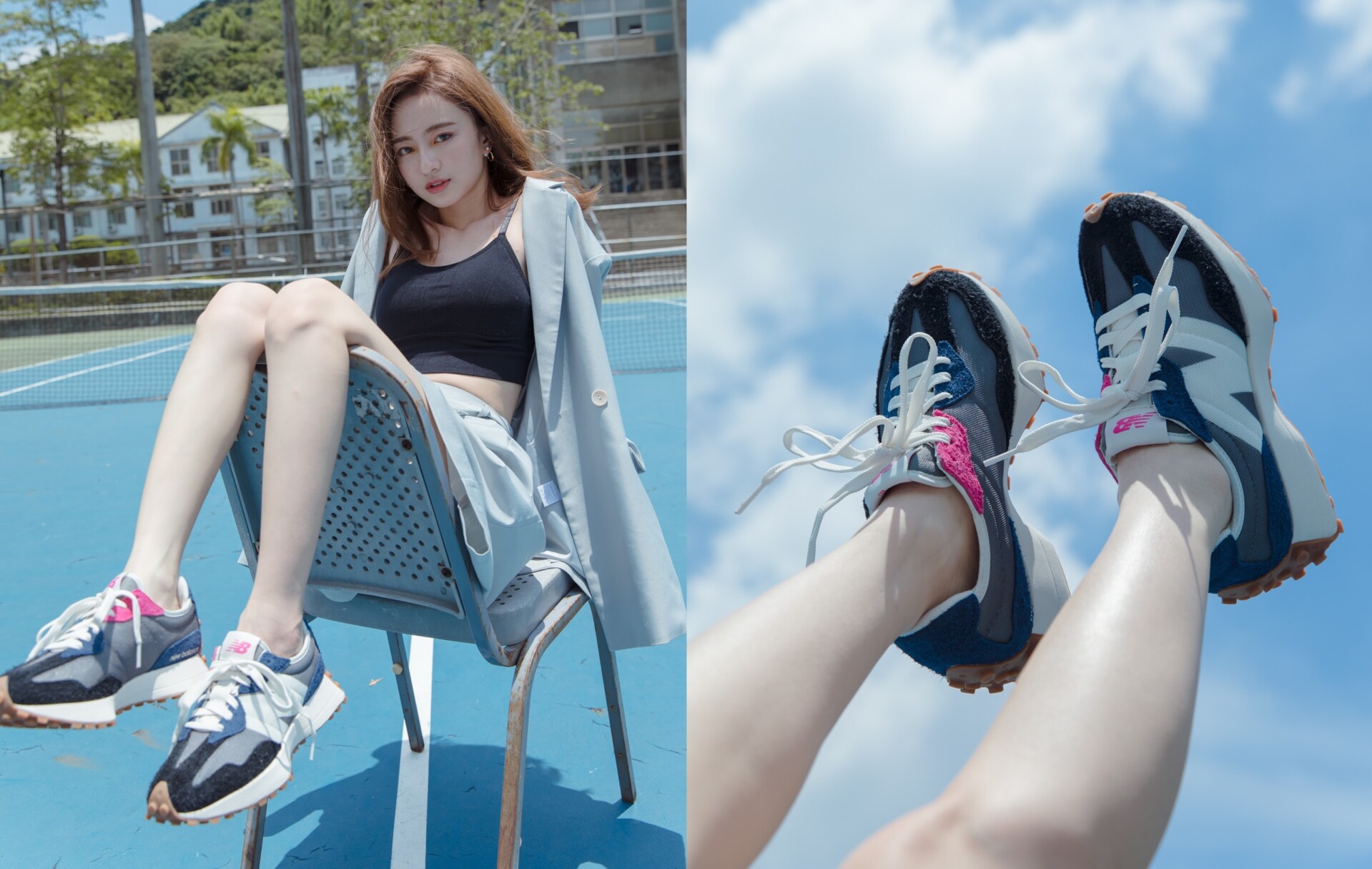 New Balance復古再下一城 糖果色327潮鞋 Ig潮人葛盈瑄 Cindy 薛妞妞 Cos怎麼駕馭 本篇有穿搭解答 Marie Claire 美麗佳人