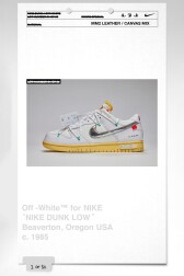 off white & nike