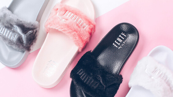 全新版本多了灰色!蕾哈娜操刀PUMA x FENTY絨毛拖鞋夢幻開賣