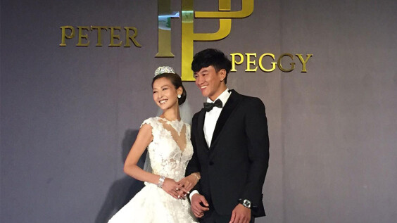 何潤東甜蜜婚禮直擊!Peggy化身古典公主浪漫出嫁