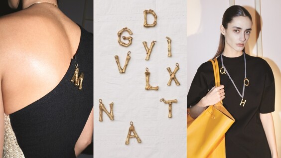 今天想拼什麼字?Céline推出Alphabet字母吊墜,隨心所欲玩出時髦風格