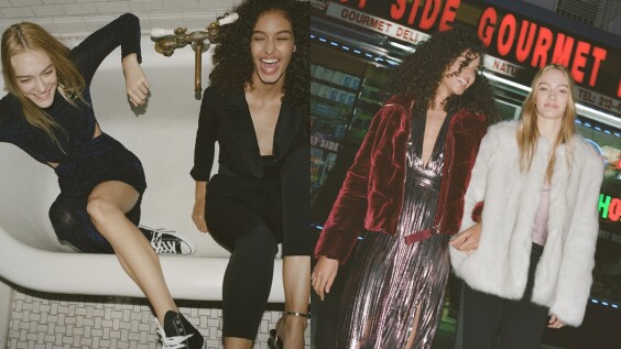 聖誕舞會要怎麼穿?Bershka 80年代復古單品就用閃亮元素稱霸舞池