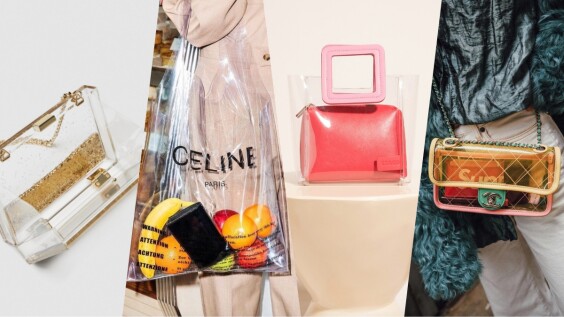 除了CÉLINE紅透半天的透明購物袋外,這些品牌的“透視”單品勢必也將襲擊你的荷包!