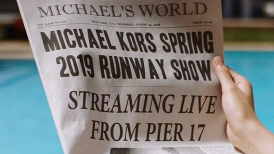 【Live】線上看!Michael Kors 2019春夏時裝大秀,將在9/12晚上10點登場