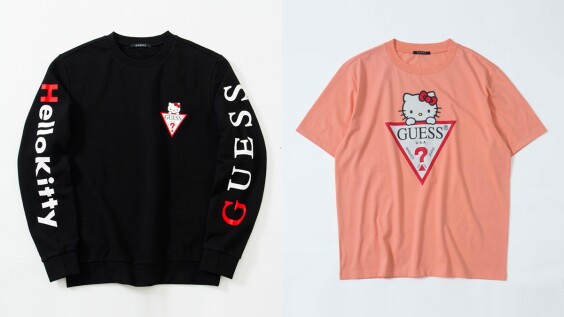 凱蒂貓迷們又要尖叫了!GUESS × Hello Kitty聯名限量系列超可愛單品一覽