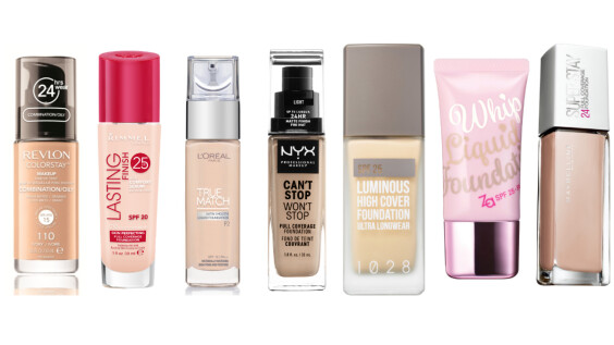 盤點8款開架粉底液,Integrate、Maybelline、Rimmel、巴黎萊雅、NYX、Revlon、1028、Za一次帶你看