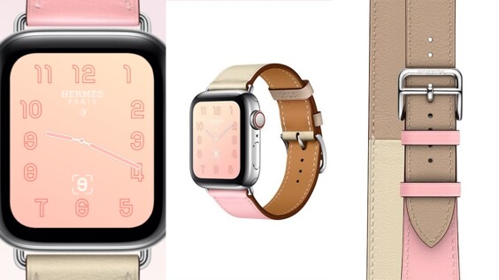 絕對收服女孩們的心！第四代愛馬仕Apple Watch錶帶全新推出夢幻櫻花粉