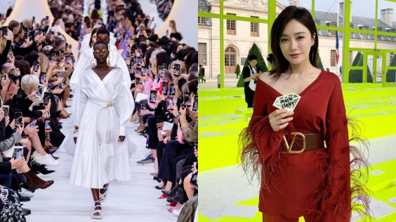 【巴黎時裝週】白衣控必看!不僅被Valentino 2020春夏系列多套衣服美到外,富察皇后秦嵐的仙氣更是魅力難擋!