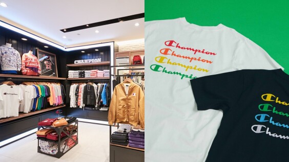 商品系列最齊全!Champion形象概念店進駐台北101,還有限定版彩紅短TEE