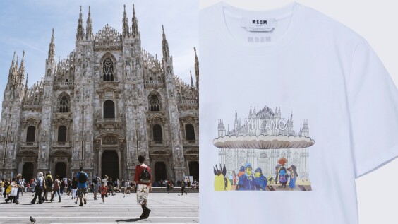 設計師帶你玩!Msgm、Paul Smith推出旅遊景點T-Shirt,米蘭大教堂、布萊頓海灘...私房清單一次告訴你