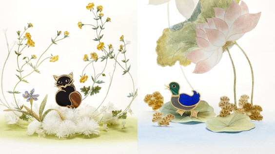 軟萌家族新成員!梵克雅寶Lucky Animals系列推出這5種動物造型胸針