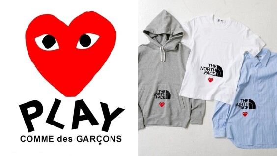 The North Face變潮了！聯手Play Comme des Garçons推出愛心臉T-Shirt、襯衫、帽T，售價也出爐了