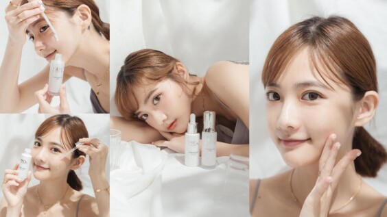 隨時閃閃發光的Nina!公開「白裡透光」水光肌秘訣 梳妝台斷捨離,只留「這兩瓶」