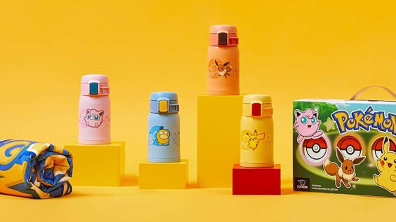 寶可夢迷必收!象印x POKÉMON推台灣限量禮盒,一次擁有皮卡丘、胖丁、伊布、可達鴨保溫杯