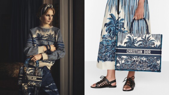Dior Tote托特袋、Lady Dior包換上棕櫚樹印花！充滿春夏渡假氛圍的Dior Palms系列5大亮點單品帶你看