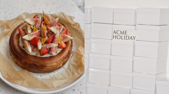 季節限定！ACME推全新「無花果覆盆子巴斯克蛋糕」，酸甜果香與濃郁乳酪交織，是媽媽也會愛的療癒系蛋糕
