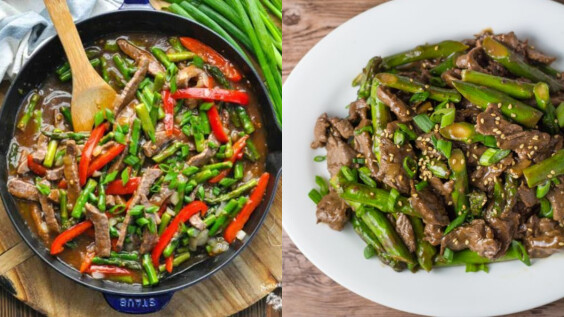 營養美味的黑胡椒蘆筍炒牛肉食譜來了!高蛋白低脂肪料理千萬不要錯過!